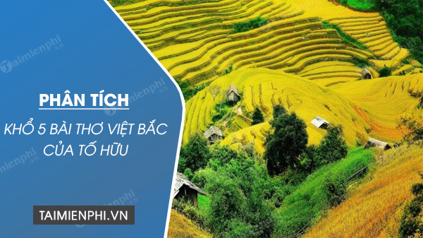 Phân tích khổ 5 bài thơ Việt Bắc Gallery 1