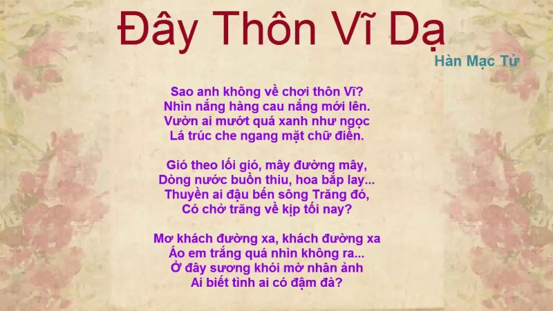Phân tích bài Đây thôn Vĩ Dạ ngắn gọn Gallery 1