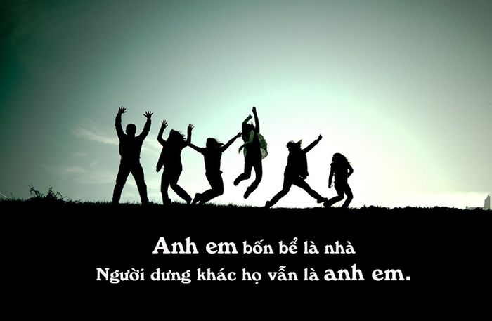 Hình ảnh đẹp về tình anh em xã hội