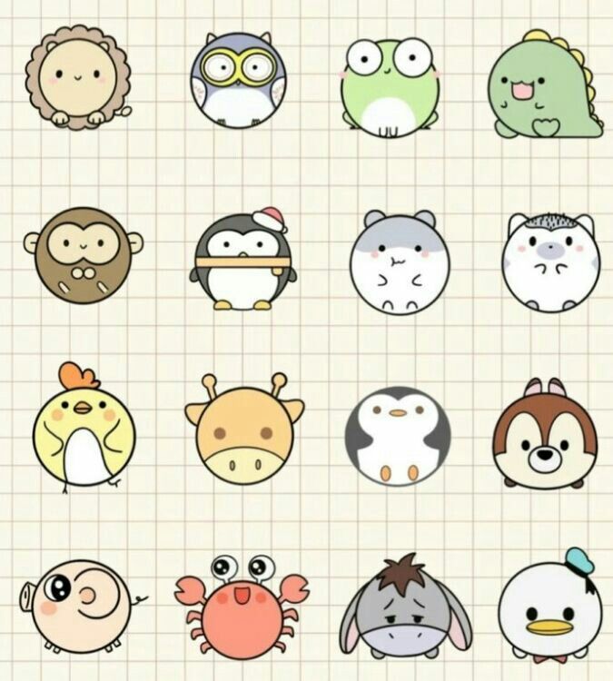 Hình Con Vật Cute Hình Tròn: Những Hình Ảnh Đáng Yêu Nhất
