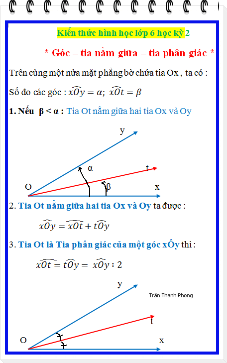 Hình Học Lớp 6