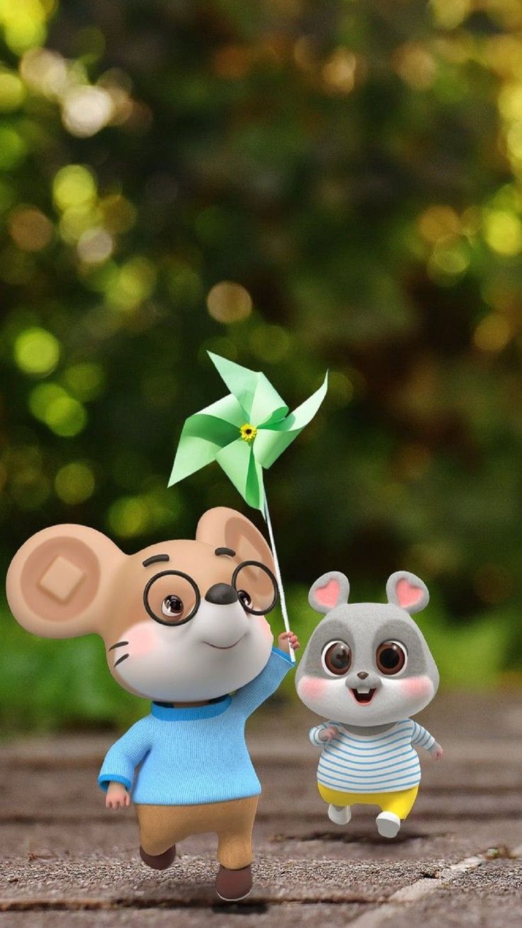 Hình Nền Con Chuột Cute Đáng Yêu