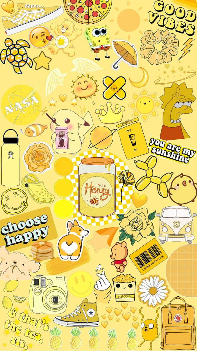 Hình Nền Màu Vàng Cute: Tổng Hợp Hình Ảnh Đáng Yêu Nhất Gallery 2
