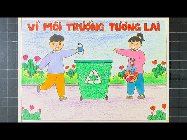 Hình Vẽ Bảo Vệ Môi Trường Đơn Giản