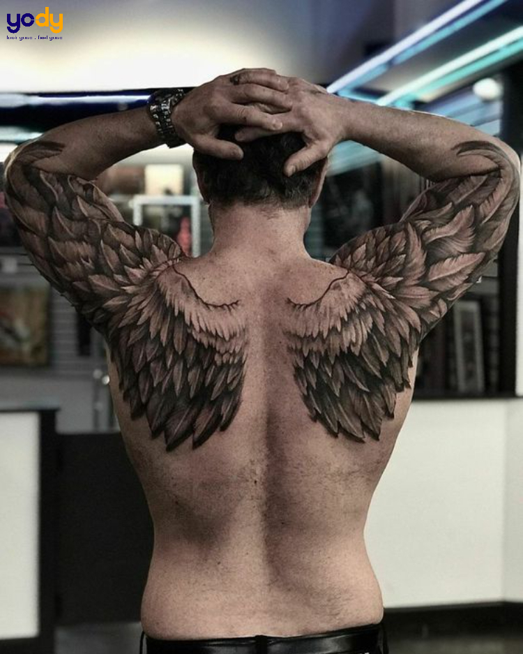 Hình Xăm Cánh Thiên Thần: Ý Nghĩa, Mẫu Hình Đẹp Và Địa Chỉ Uy Tín