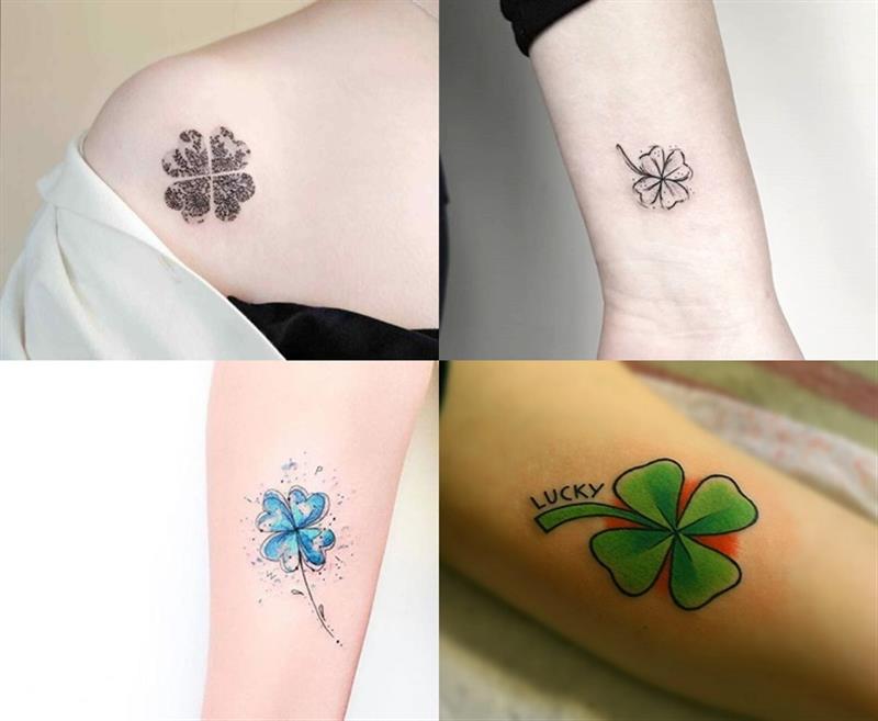 Hình Xăm Cỏ Bốn Lá: May Mắn, Tình Yêu và Hy Vọng