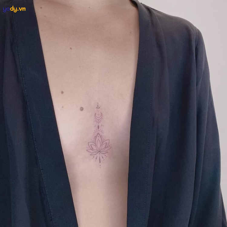 Hình Xăm Giữa Ngực Cho Nữ: Hướng Dẫn Chọn Mẫu & Địa Chỉ Uy Tín