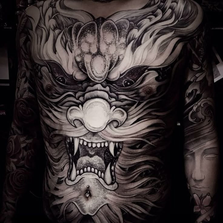 Hình Xăm Mặt Rồng