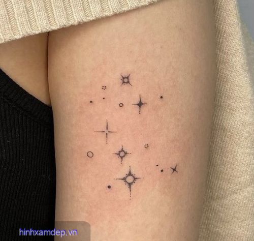 Hình Xăm Ngôi Sao May Mắn: Ý Nghĩa, Mẫu Xăm và Địa Điểm Xăm Đẹp