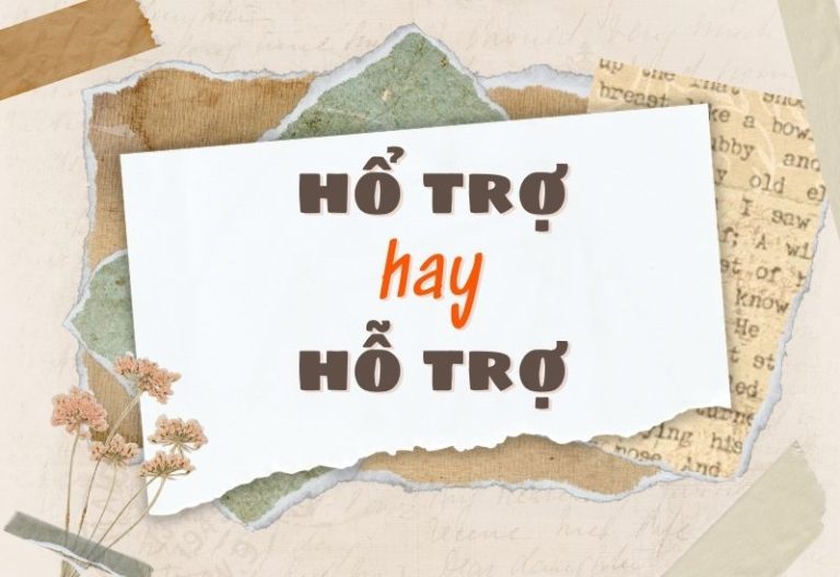 Hỗ trợ hay hổ trợ?