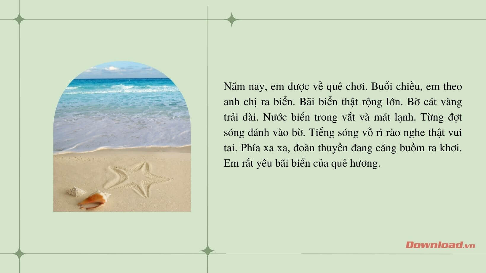 Tả Cảnh Biển Cửa Lò Lớp 3 Gallery 2
