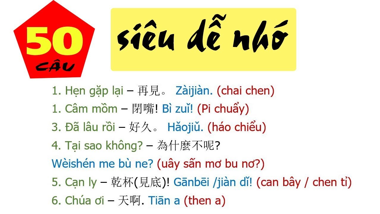 Học Tiếng Trung Giao Tiếp