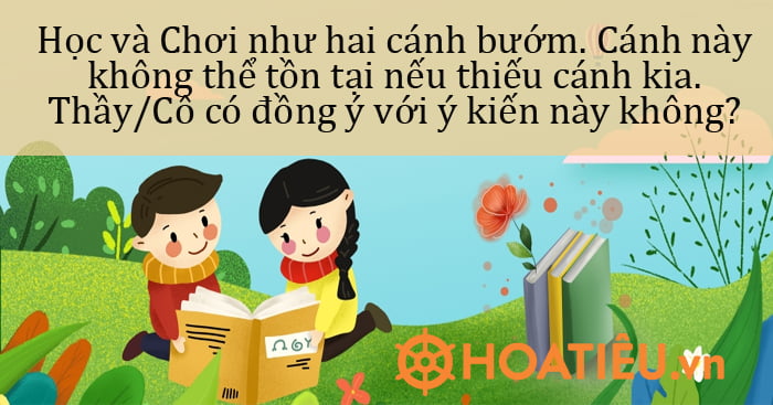 Học và chơi như hai cánh bướm