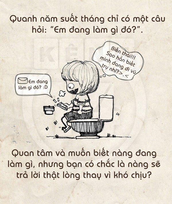 Hỏi đang làm gì trả lời sao cho ngầu?