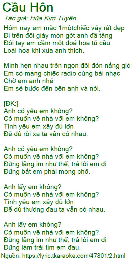 Hôm nay em mặc một chiếc váy rất đẹp