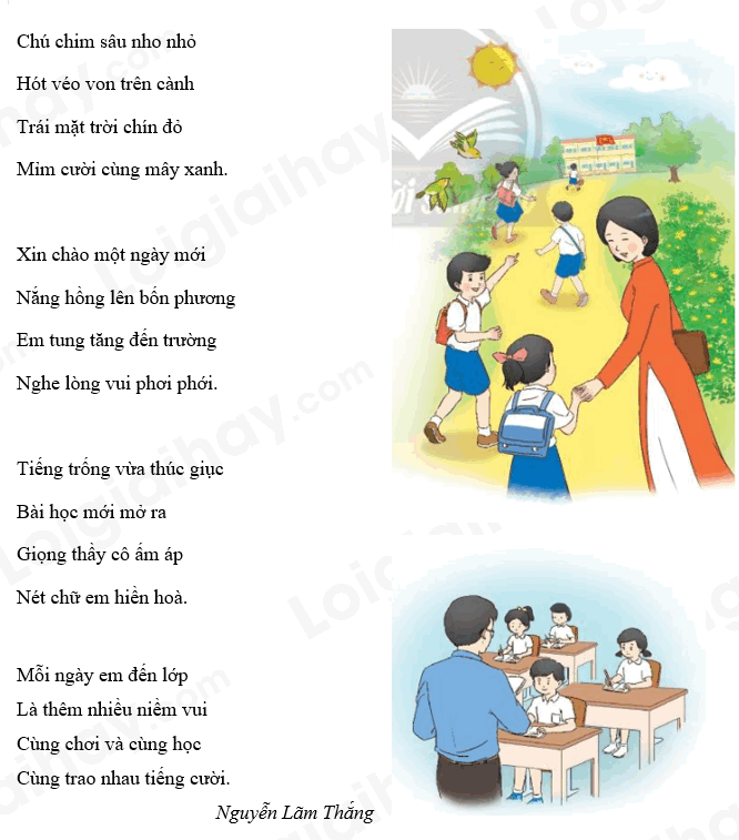 Hôm Nay Em Vui Đến Trường
