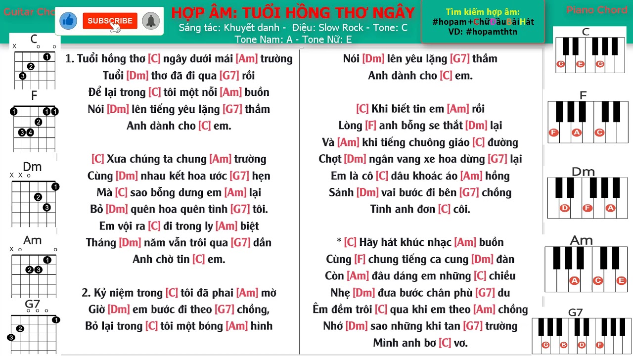 Tuổi Hồng Thơ Ngây Hợp Âm Gallery 1