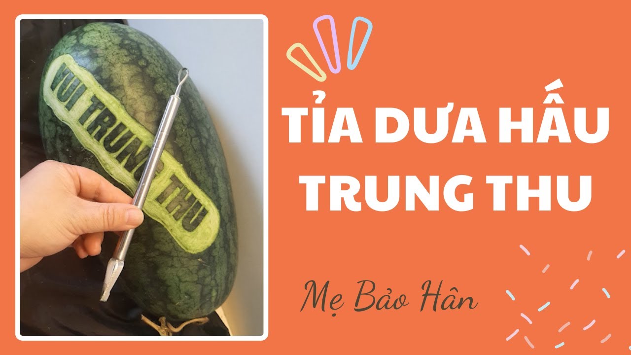 Mẫu Chữ Khắc Dưa Hấu Trung Thu Gallery 2