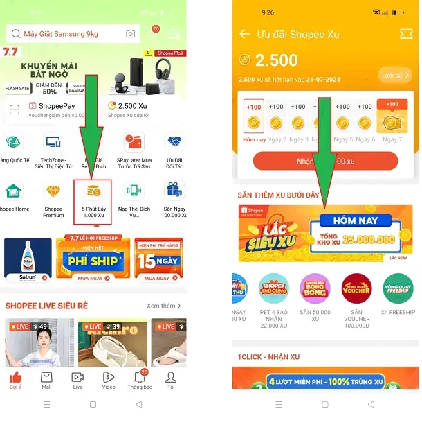 Cách Lắc Xu Shopee Chi Tiết Nhất Gallery 1