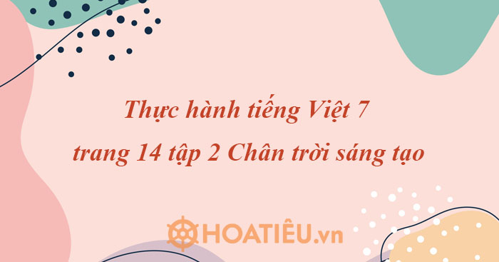 Thực hành Tiếng Việt lớp 7 trang 14 tập 2 Gallery 1