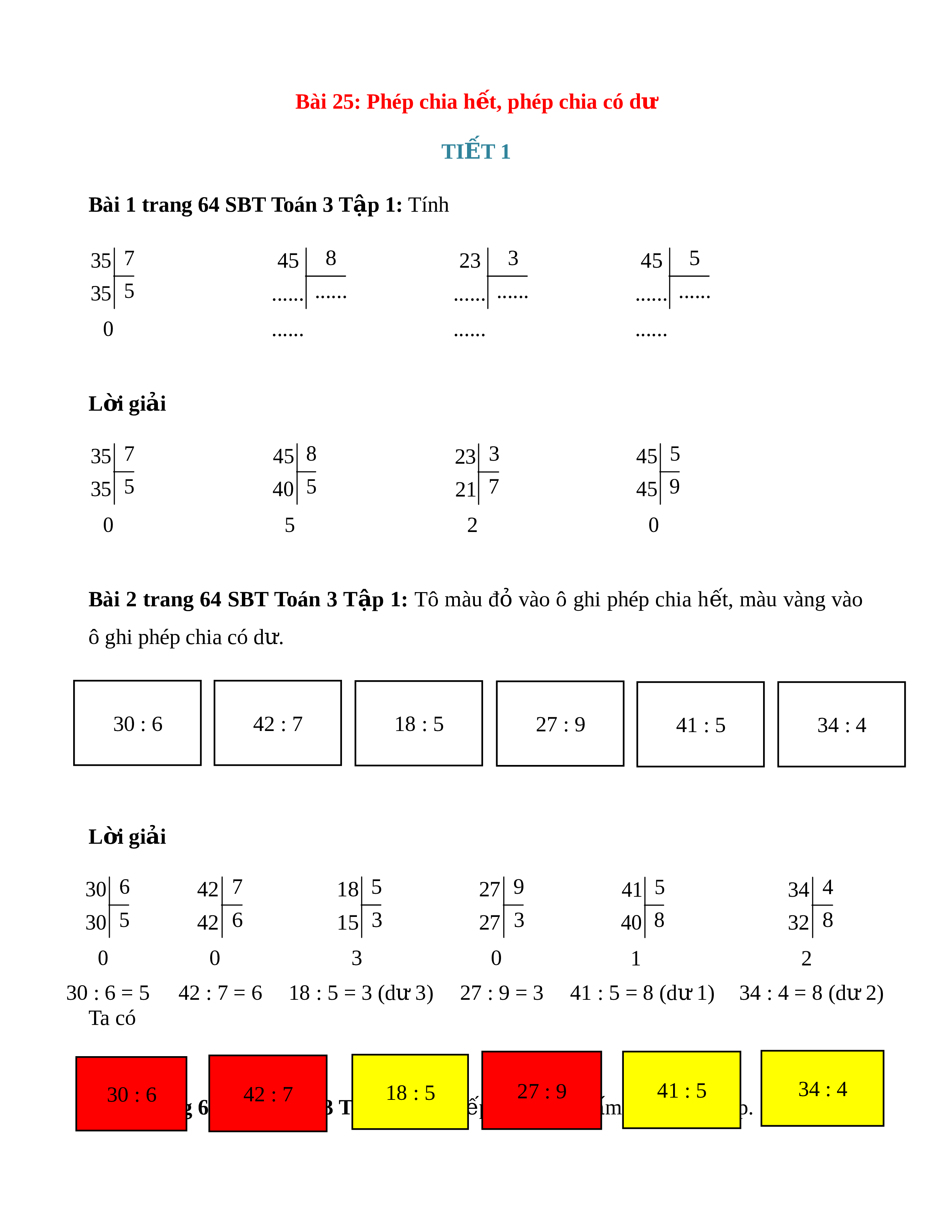 Giải VBT Toán Lớp 3 Kết Nối Tri Thức - Đầy đủ, Chi tiết, Dễ hiểu Gallery 1