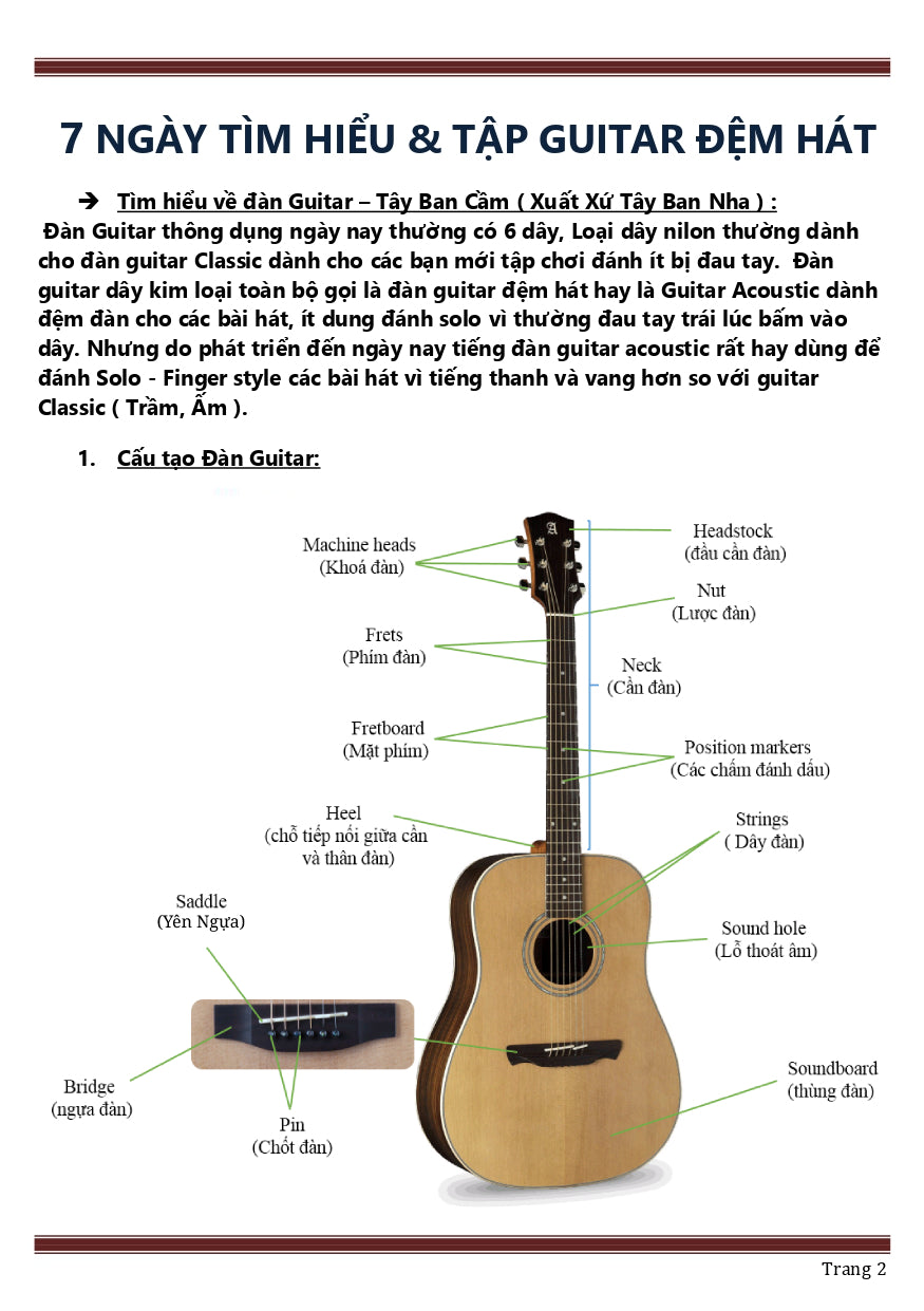 Hướng dẫn học đàn Guitar