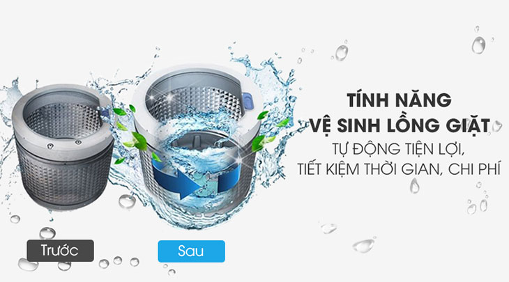 Hướng dẫn vệ sinh lồng giặt hiệu quả, sạch bong