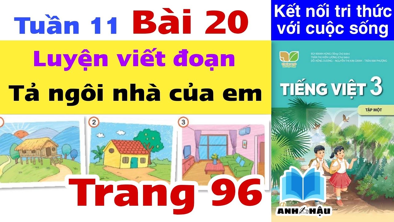 Viết đoạn văn tả ngôi nhà của em lớp 3 trang 96 Gallery 1