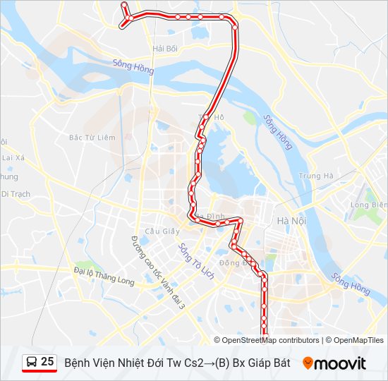 Tuyến Xe Bus 25 Đi Qua Những Điểm Nào? Gallery 1