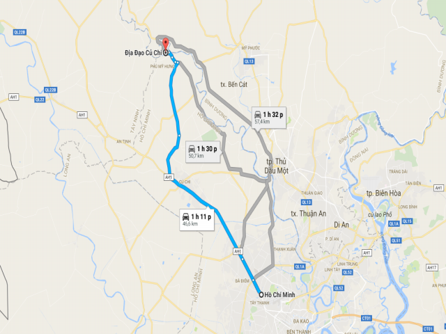 Huyện Củ Chi Cách Đây Bao Xa?
