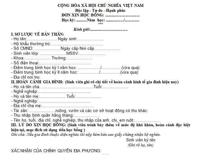 Bài Luận Giới Thiệu Bản Thân Xin Học Bổng: Cơ Hội Vươn Tới Thành Công Gallery 1