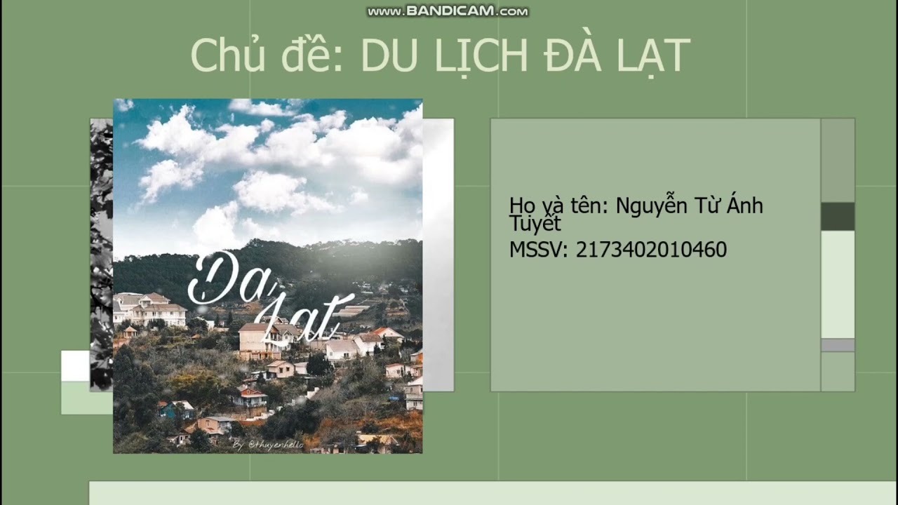 Bài thuyết trình PowerPoint về du lịch Đà Lạt Gallery 1