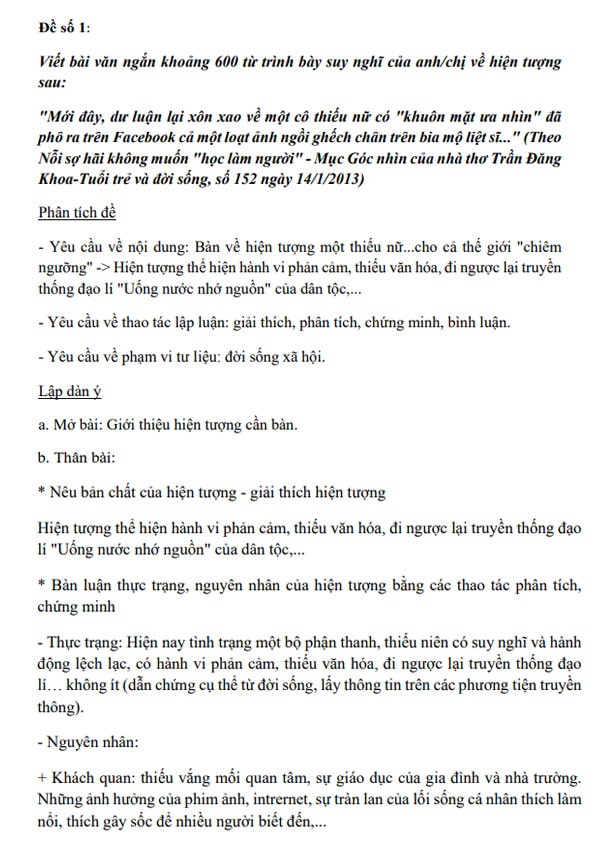 Dàn ý nghị luận hiện tượng đời sống: Cách viết bài hoàn chỉnh và hiệu quả Gallery 1