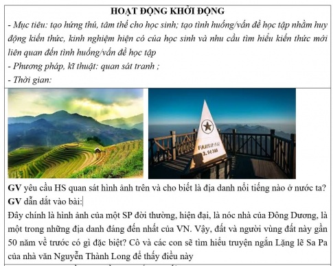 Giáo án Lặng lẽ Sa Pa Gallery 1