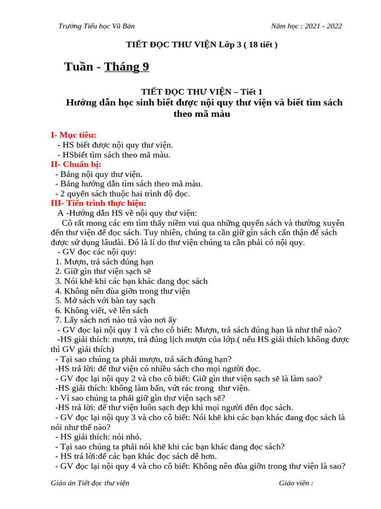 Tiết Đọc Thư Viện Lớp 3: Hướng Dẫn Chi Tiết & Bài Tập Thực Hành Gallery 1