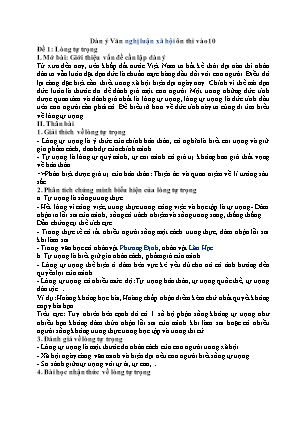 Nghị Luận Xã Hội Chuẩn SEO: Bí Kíp Vượt Ước Mơ Vào 10 Gallery 1