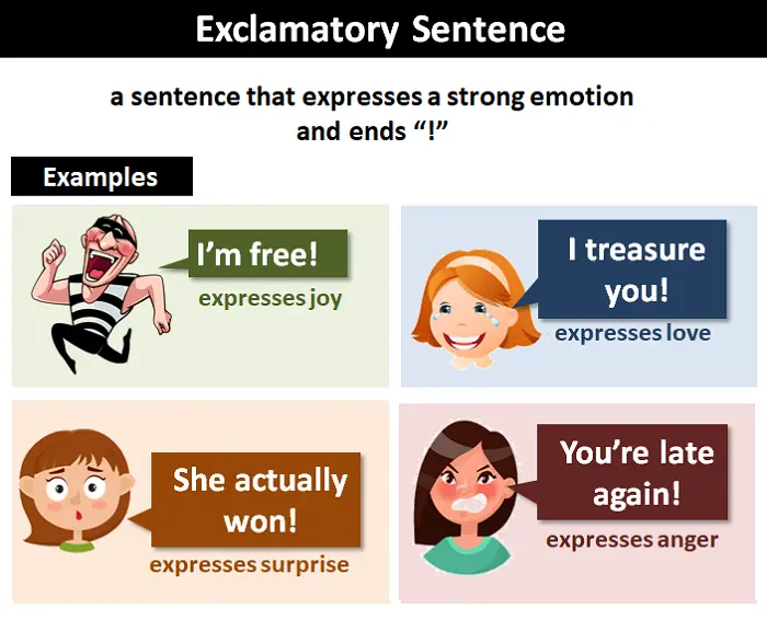 What is an Exclamatory Sentence in English? Gallery 1