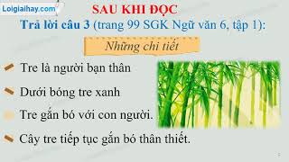 Soạn Bài Cây Tre Việt Nam Lớp 6 Tập 1 Gallery 2