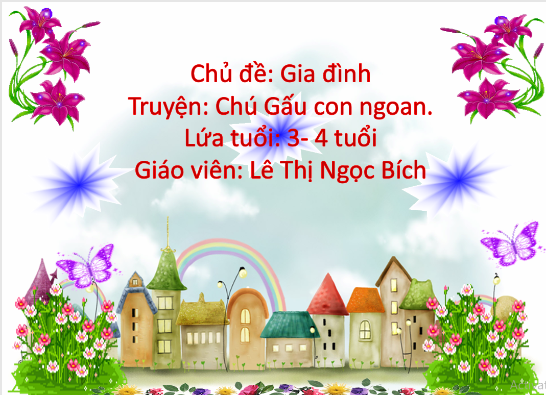 Giáo án Truyện Chú Gấu Con Ngoan Gallery 2