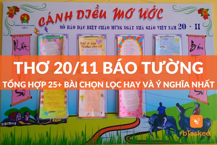 Thơ 20/11 Báo Tường - Tuyển tập hay nhất Gallery 2