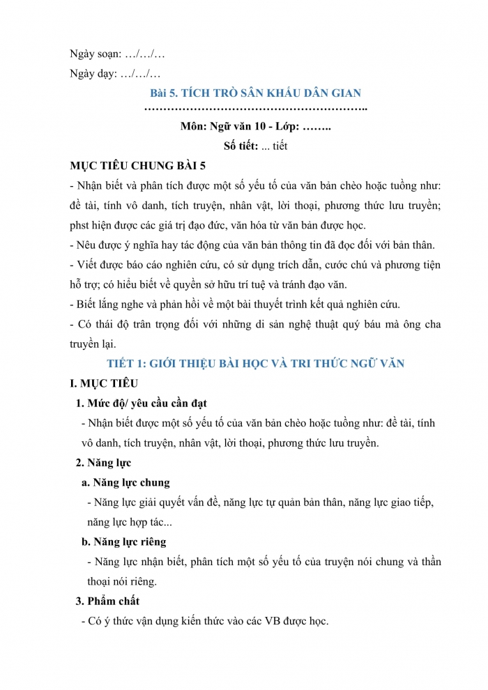Giáo án Văn 10: Tổng hợp tài liệu và phương pháp giảng dạy hiệu quả Gallery 2