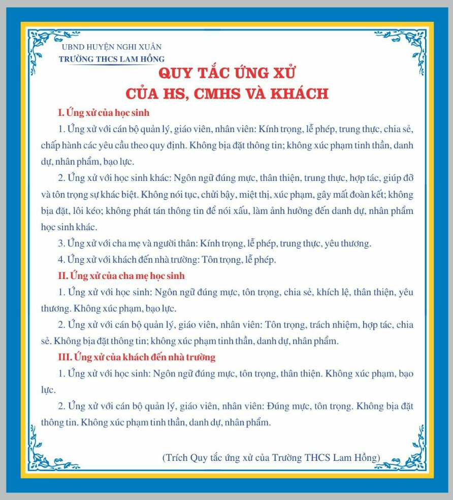 10 Điều Nội Quy Học Sinh Tiểu Học Gallery 2