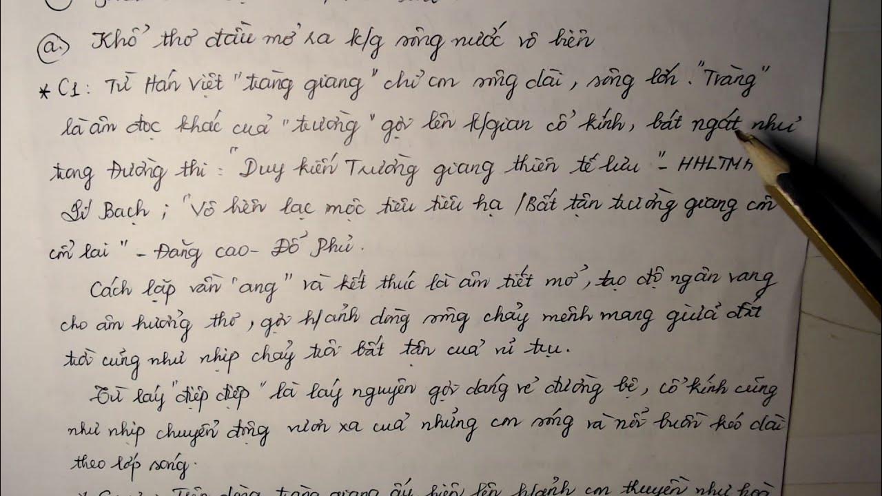 Soạn Văn Bài Tràng Giang Chi Tiết Và Đầy Đủ Nhất Gallery 2