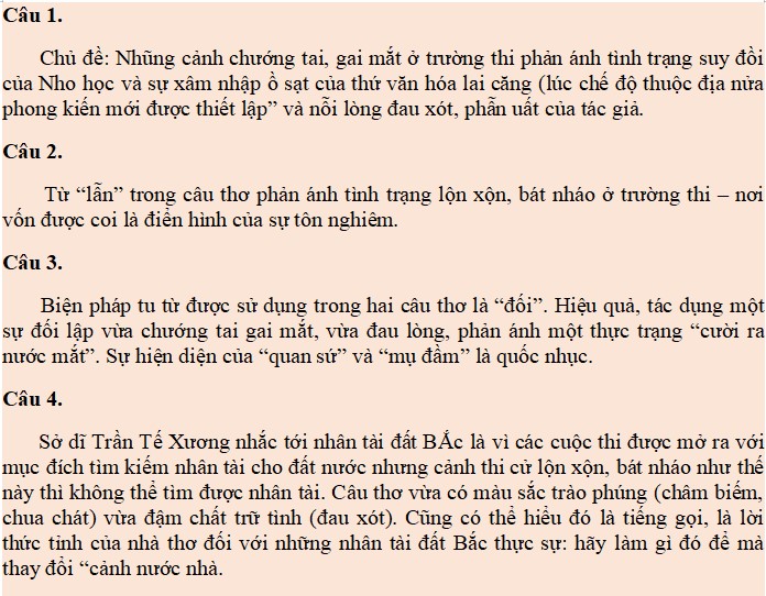 Phân tích tác phẩm Vịnh khoa thi hương Gallery 2