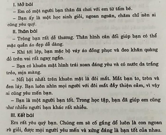 Dàn ý tả bạn thân chi tiết và đầy đủ nhất Gallery 2