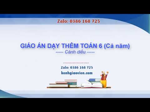 Giáo án dạy thêm Toán 6 Cánh Diều Violet Gallery 2