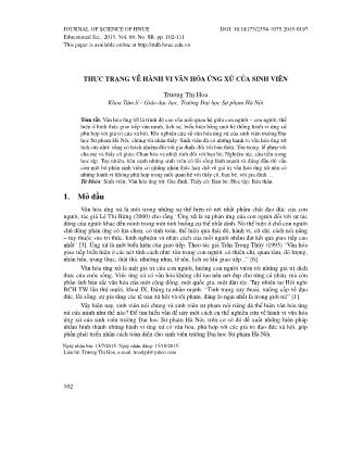 Văn hóa ứng xử của sinh viên: Thực trạng, thách thức và giải pháp Gallery 2