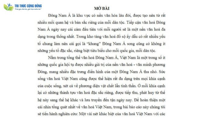 Dàn Ý Lời Mở Đầu Tiểu Luận Hoàn Hảo Gallery 2