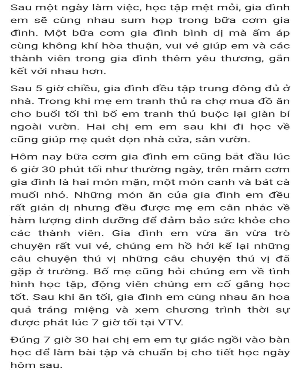 Kể Chuyện Về Một Buổi Sum Họp Đầm Ấm Trong Gia Đình