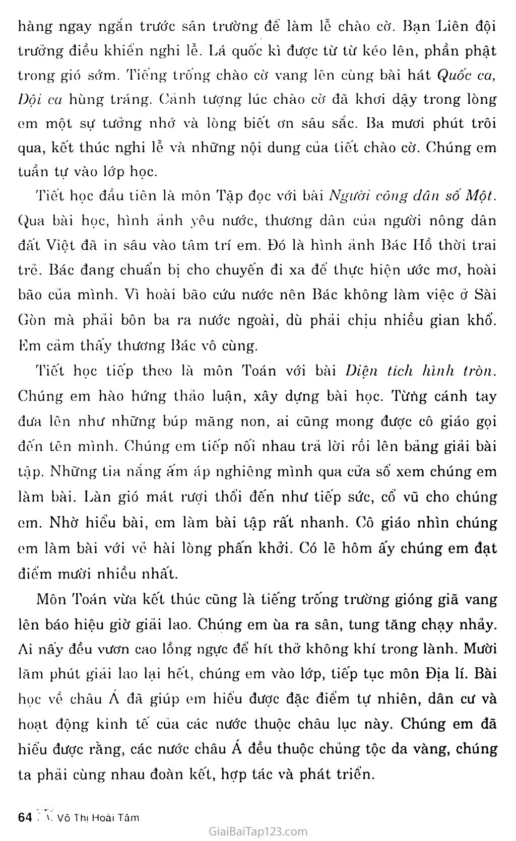 Tiết học khoa học đáng nhớ nhất lớp 6 của em